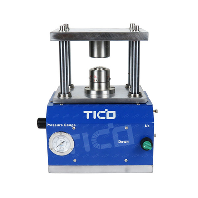 खरीदें CR20xx सिक्का सेल क्रिमिंग उपकरण मशीन गैस संचालित क्रोम स्टील online manufacture