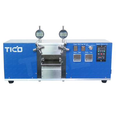 खरीदें 720W पॉच सेल लैब उपकरण इलेक्ट्रोड गर्म रोलिंग प्रेस मशीन HRC62 online manufacture
