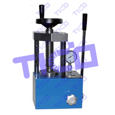 खरीदें 5 टन प्रयोगशाला हाइड्रोलिक प्रेसिंग मशीन नमूना केबीआर गोली निर्माता online manufacture
