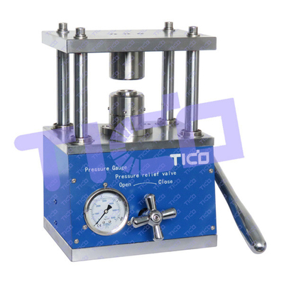 खरीदें CR20xx सिक्का सेल असेंबली उपकरण मैनुअल सिक्का सेल हाइड्रोलिक Crimping मशीन online manufacture