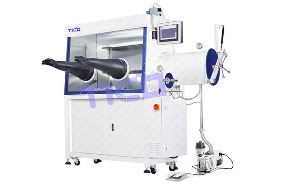 खरीदें पीएलसी सिक्का सेल प्रयोगशाला उपकरण ब्रश कार्य स्टेशन आईओटी दस्ताने बॉक्स online manufacture