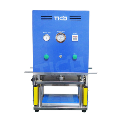 सेमी ऑटो पॉच सेल लैब उपकरण मैनुअल इलेक्ट्रोड डाई कटर AC110 220V वैकल्पिक