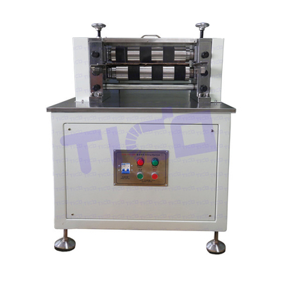 सिलेंडर सेल के लिए गति समायोज्य इलेक्ट्रोड बैटरी स्लिटिंग मशीन 1.1KW