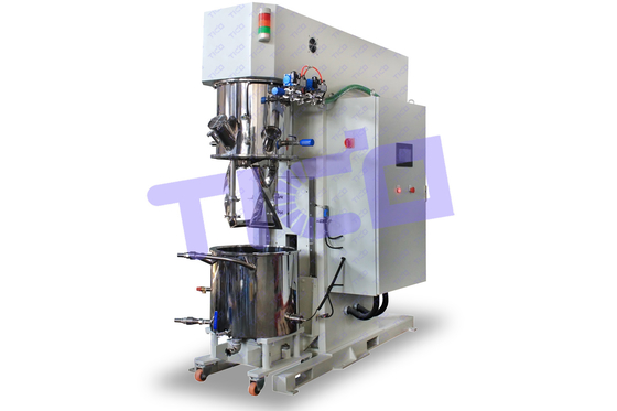 बैटरी स्लरी मिक्सिंग ग्राउंड के लिए 60L प्लैनेटरी वैक्यूम मिक्सर 1500Kg/m2 लेयरिंग